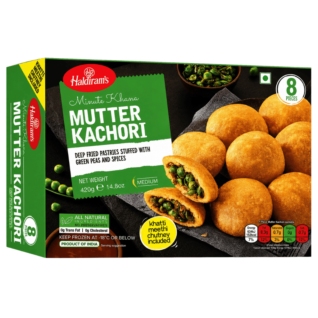 Haldiram's Mutter Kachori 8 pcs buy online USA